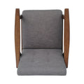 Lydia Sofa 1 Seater Dark Grey Fabric