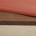 7 Piece Faux Suede Comforter Set Coral Cal King California King Coral Polyester