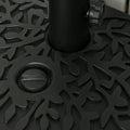 Outsunny Half Round Umbrella Base, Sand Or Water Filled Half Patio Umbrella Stand Holder For Lawn, Deck, Backyard And Garden, 40Lb Capacity Water Or 46Lb Capacity Sand, Fit 1.5