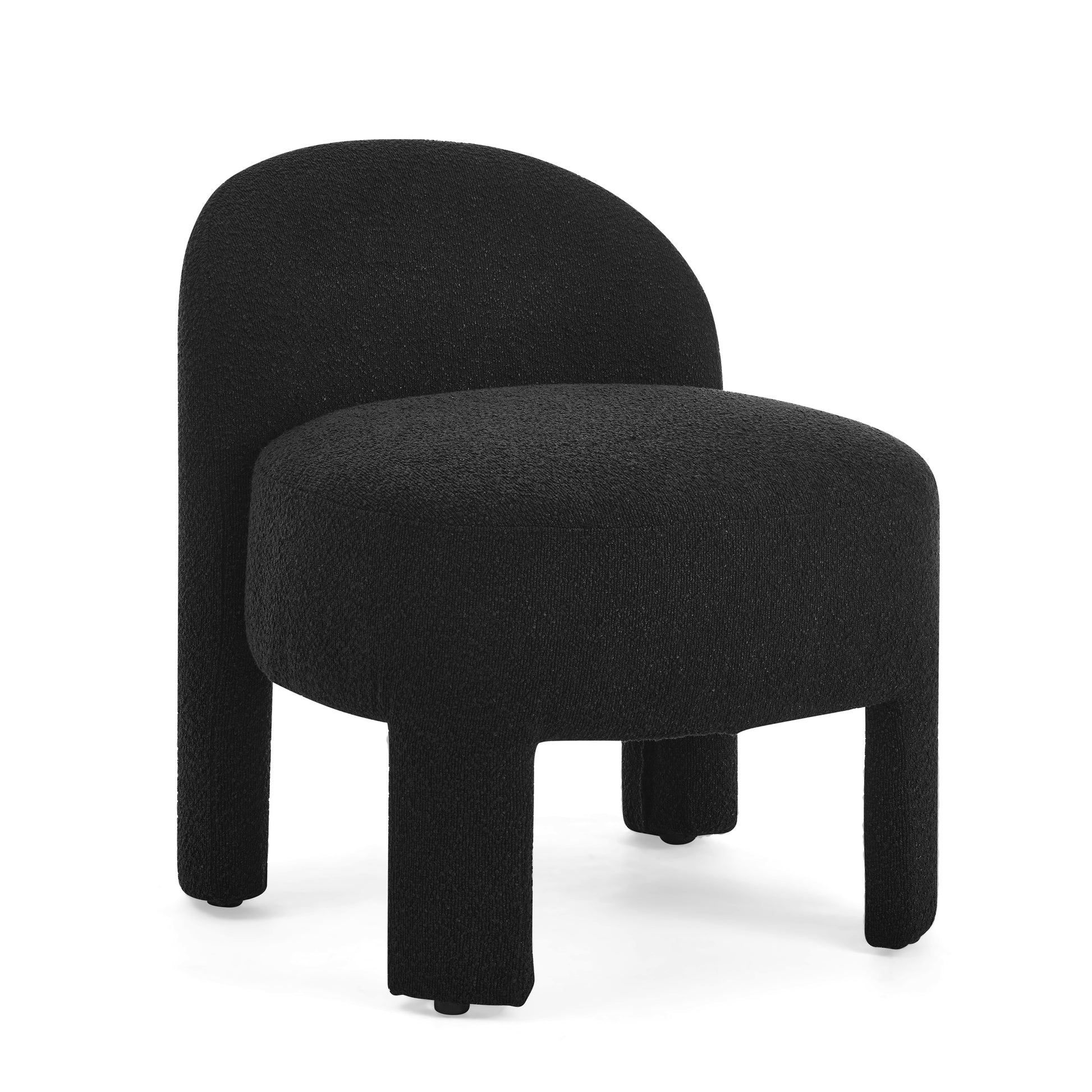 Hoop Gauze Lounge Chair With Soft Cushion And Backrest, Need To Be Assembled, Suitable For Living Room Bedroom Dining Room Black 24.5"*28.75"*28.75" Black Foam