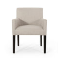 Arm Chair Beige Fabric