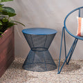 Nevada Side Table Navy Iron