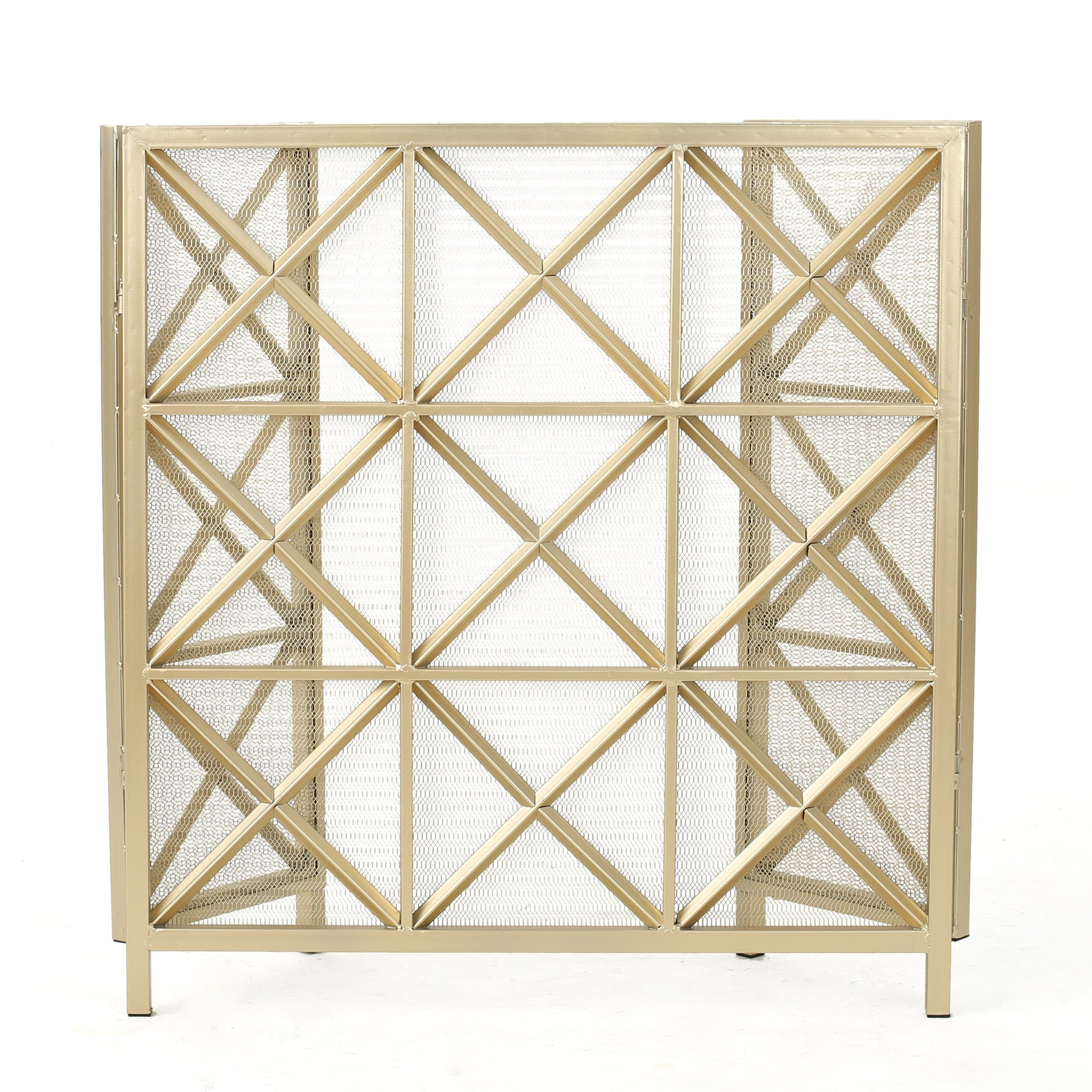 Fire Screens Gold Iron