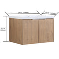 Soft Close Doors Bathroom Vanity With Sink,30 Inch For Small Bathroom,30X18 00630 Imo Kd Packing Imitative Oak Bathroom Modern Plywood Plywood