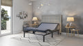 Bt3000 King Adjustable Bed Base With Head And Foot Position Adjustment Box Spring Not Required King Blue Grey Steel