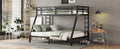 Metal Twin Xl Over Queen Bunk Bed For Teens And Adults,Space Saving Noise Reduced No Box Spring Needed Expect Arrive Date 2024 7 17 Twin Xl Black Metal