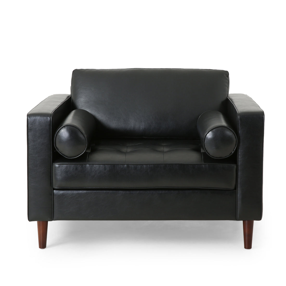 Club Chair Black Pu