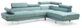 Riveredge G453 Sc Sectional Without Ottoman Teal Teal Foam Fabric 3 Seat