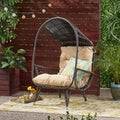 Malia Standing Basket Brown Fabric