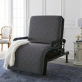Adjustable Sit To Stand Bed W Remote With Convenient Lift Twin Blue Metal Twin