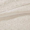 Reversible Bedspread Set Cream Twin Cream Cotton