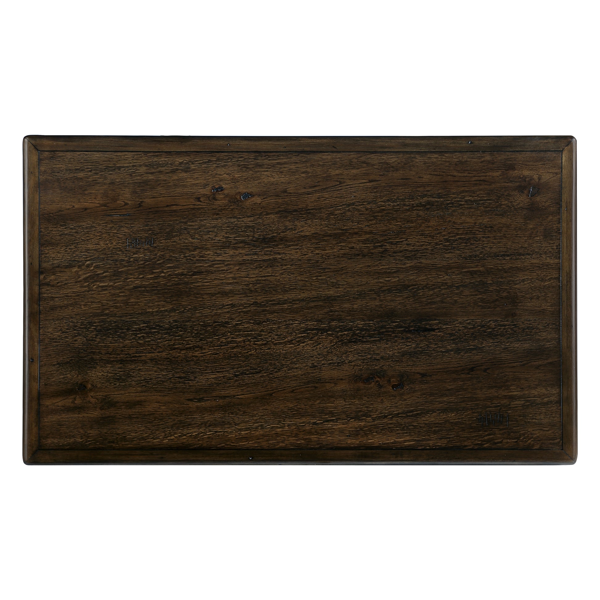 Solid Wood Rectangle Coffee Table For Living Room, 40 Inch Antique Coffee Table With 4 Drawers, Wood Center Table Tea Table With Rivet Decoration Legs.Easy Assembly, Espresso Espresso Pine