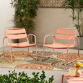 Conrad Chair Coral Iron