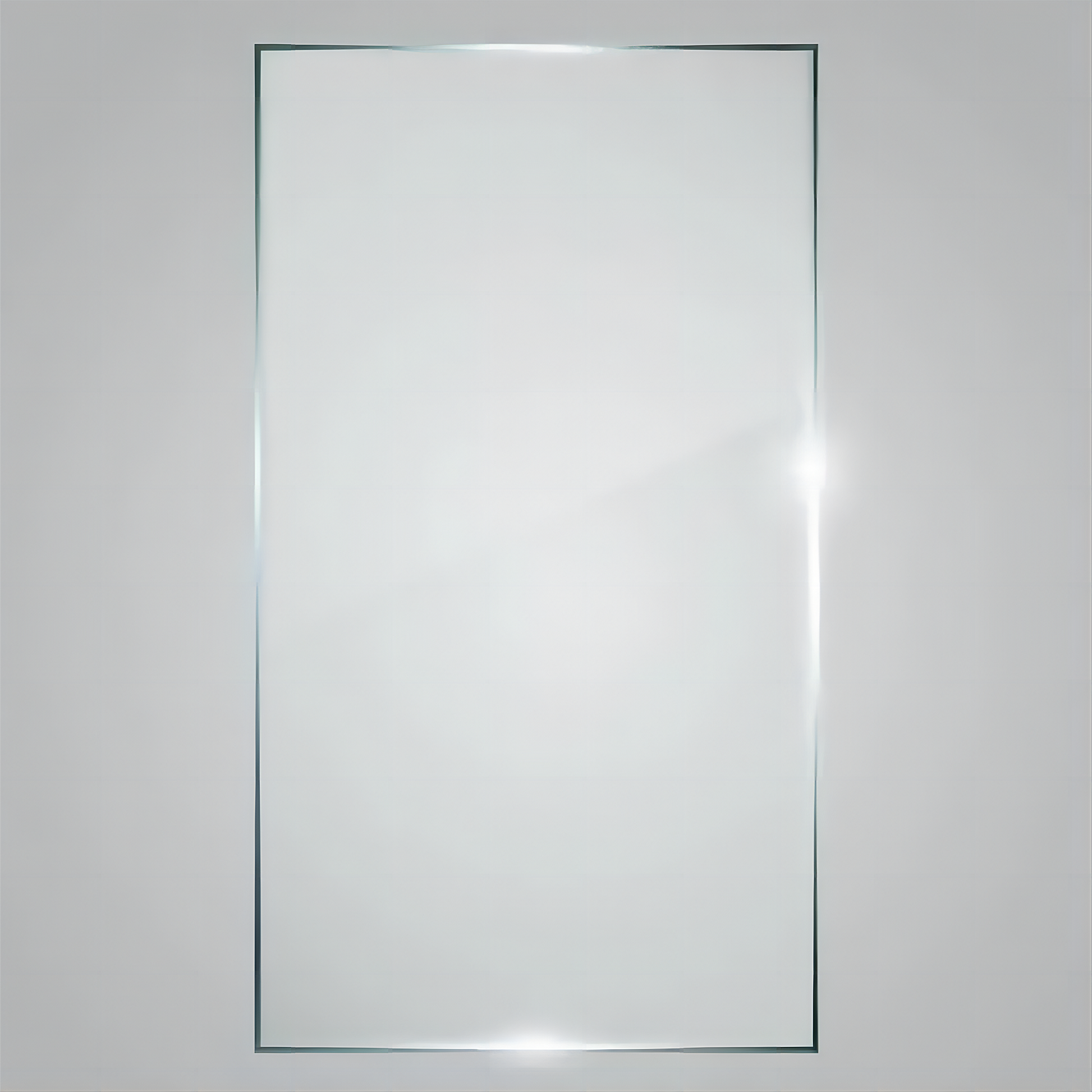 Glass Panel Only, 1 4" 6Mm Clear Tempered Glass, 24D01P05Gb Clear Tempered Glass