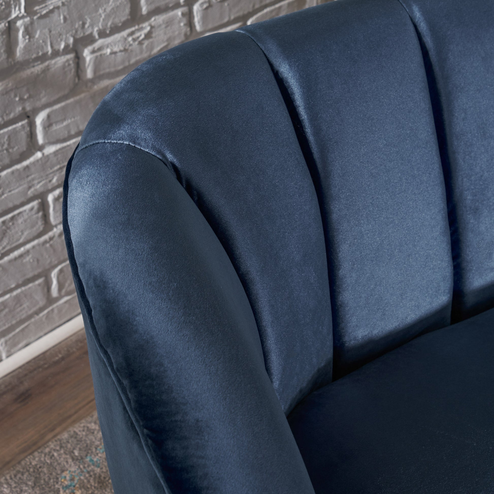 Chair Antique Navy Blue Altay Velvet
