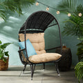 Malia Standing Basket Brown Fabric