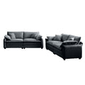 Modern Living Room Sofa Two Piece Set, Suitable For Living Room And Bedroom Sofa Set, Consists Of Two Pieces Of 2 Seater Sofa,Grey Corduroy Grey Corduroy 5 Seat