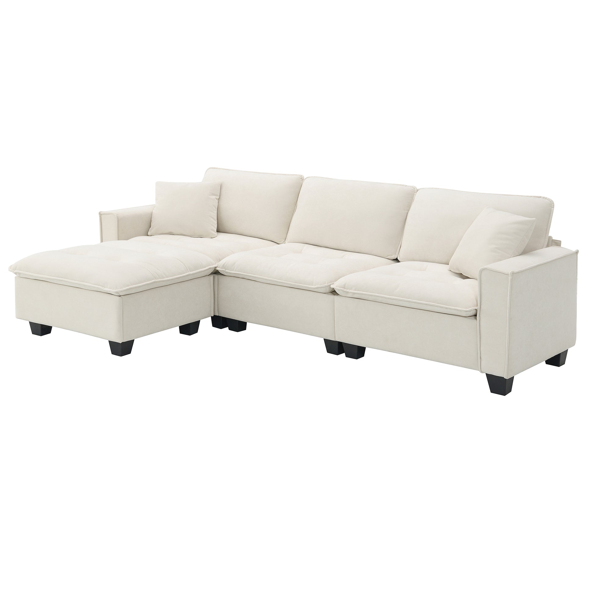 6006A Package Beige Suede 1 Seat