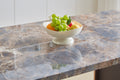 Faux Marble Mdf Dinning Table For 6 Or 8,Rectangular 70.8