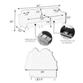 Black Technology Cloth Three Seat Sofa Lift Sofa Bed With Locker Sofa Sofa Bed Small Sofa Small Family Sofa Bed Black Tech Cloth 3 Seat