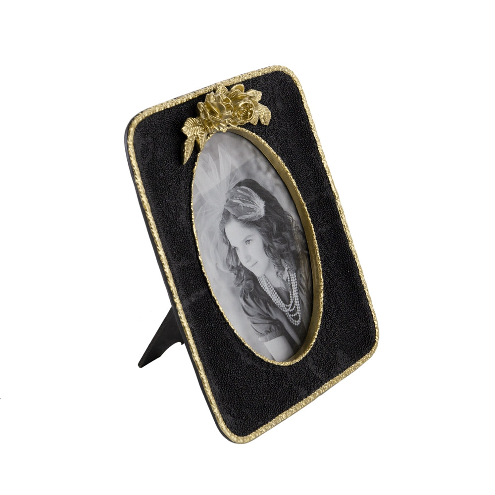 8X1X9" Vintage Photo Frame, Black&Gold Gold Black Luxury,Retro,Vintage Polyresin