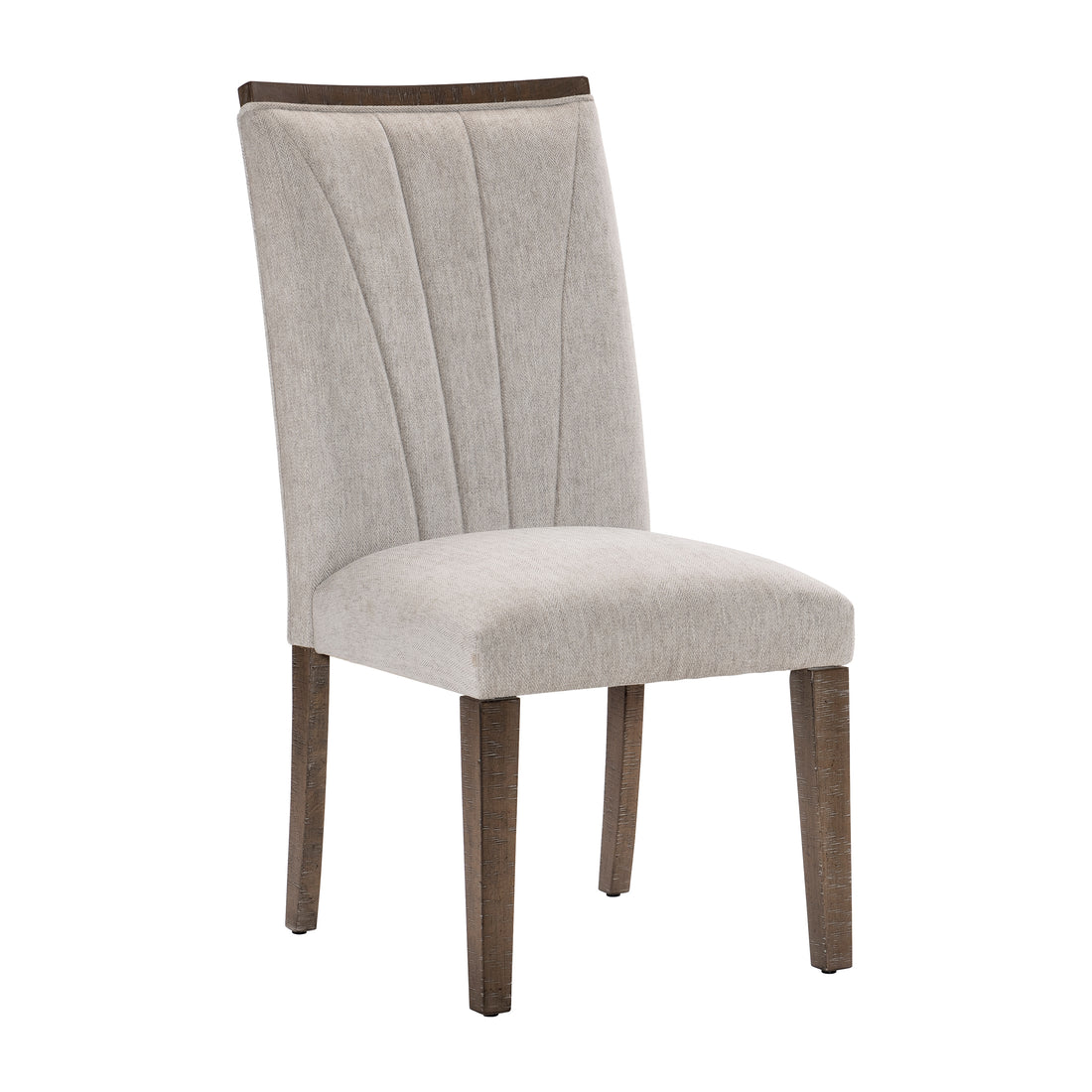 Contemporary Design Dining Side Chairs Set Of 2, Brown Finish Wooden Furniture Brown Dining Room Contemporary Side Chair Set Of 2 Wood