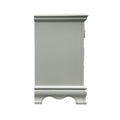 Flora Nightstand, Gray Finish Bd02205 Gray Wood