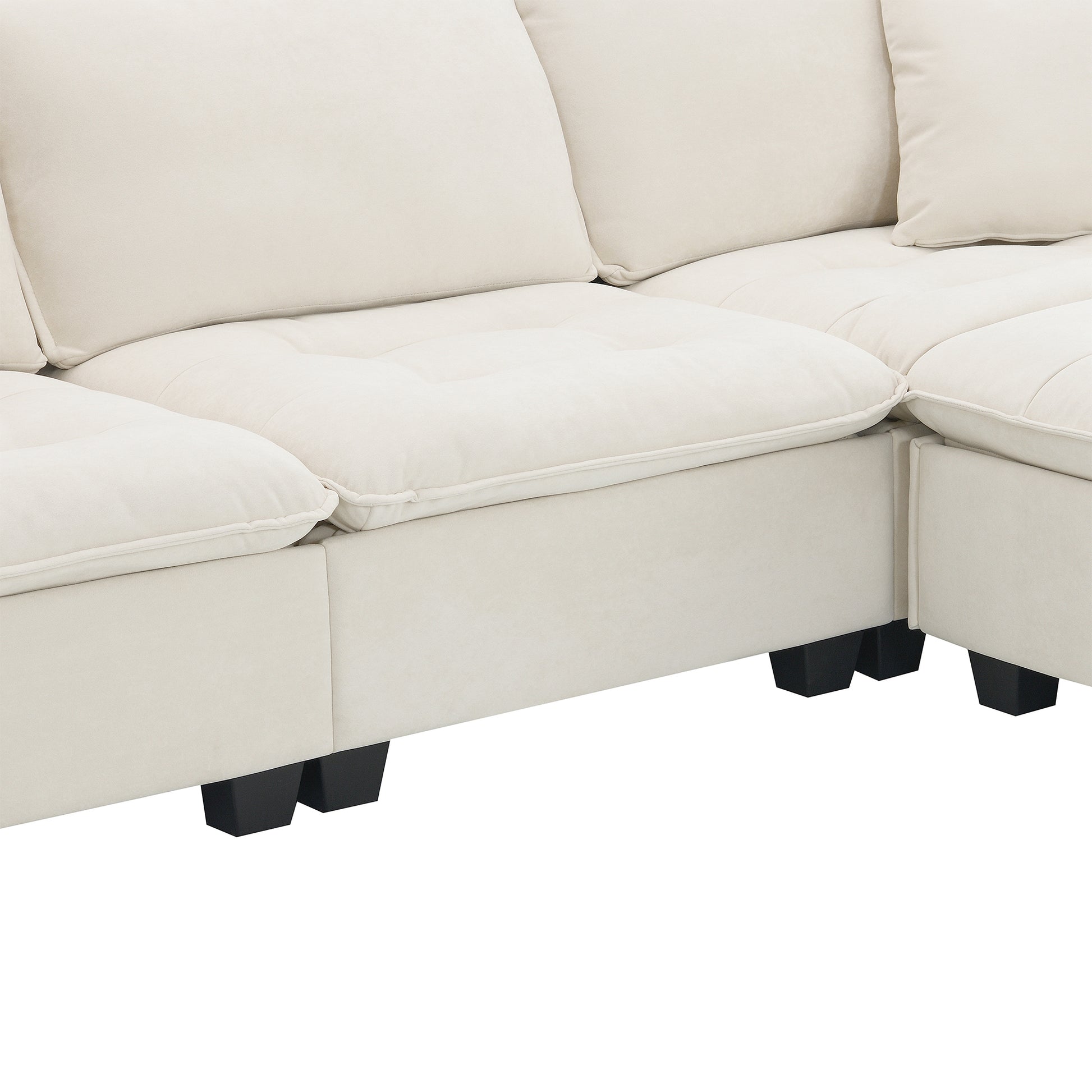 6006A Package Beige Suede 1 Seat