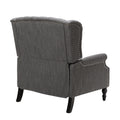 One And Half Seater Recliner Charcoal Fabric