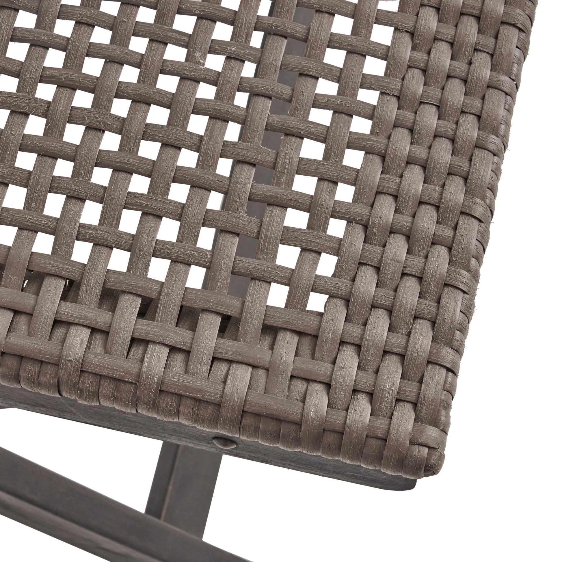 Hillside Bistro Chair,Set Of 2 Grey Brown Wood