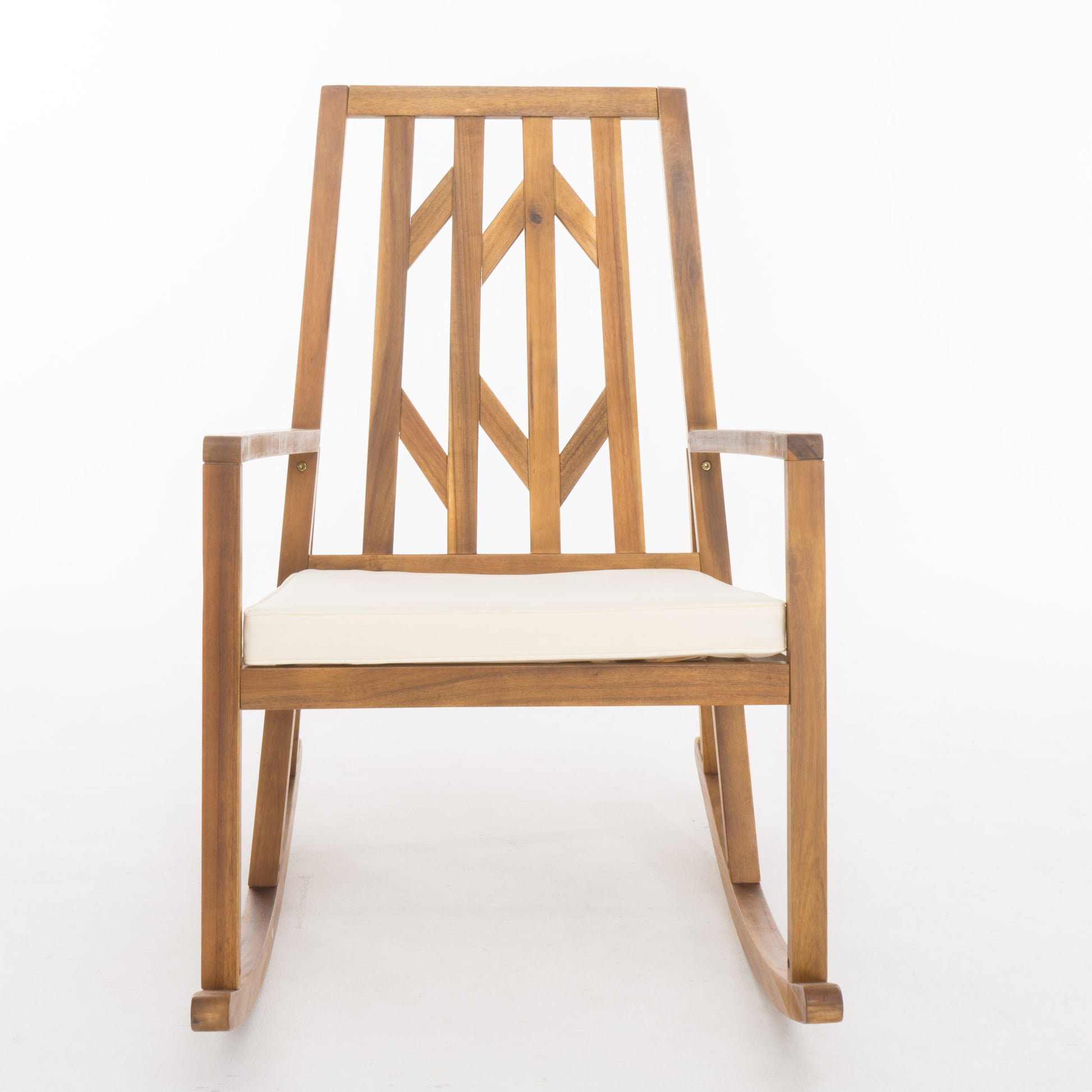 Nuna Rocking Chair With Cushion 5Cm Teak Acacia Wood