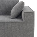 9587G Package Gray Chenille 1 Seat