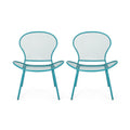 Nevada Chair Mp2 Set Of 2 Teal Iron
