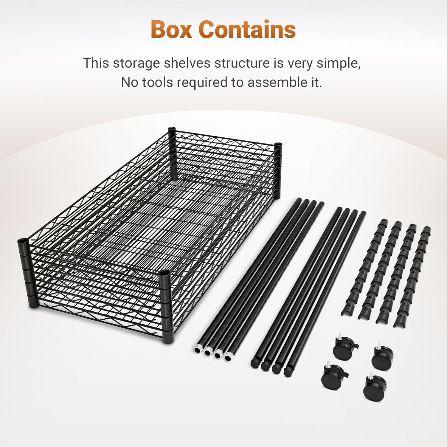 Heavy Duty 5 Shelf Storage Shelving Unit, 1250Lbs Loading Capacity, 29.92" D X 13.98" W X 62.99" H Adjustable Steel Organizer Wire Rack, Black, 2 Pack Black Steel