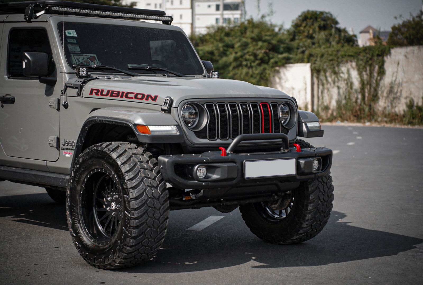 Front Mesh Grille Grid Grill For 2018 2024 Jeep Wrangler Rubicon Sahara Sport Jl Jt Grill With Camera Hole Black Plastic Black Abs
