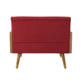 Club Chair Red Fabric