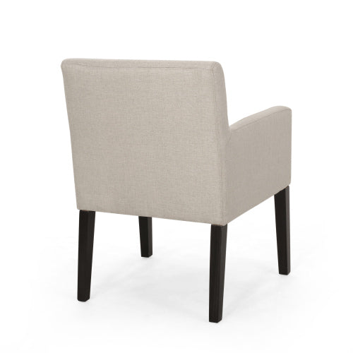 Arm Chair Beige Fabric