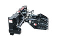 Skid Steer Double Cylinder Hydraulic Pole Setter Pole Claw Attachment Rotating Black Steel