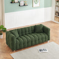 Green Teddy Fleece Sofa 80