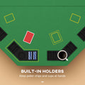Soozier Poker Table Foldable 47
