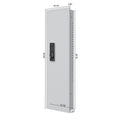 Didital Touch Panel In Wall Safe,Hidden Wall Safe For Rifles And Pistols With Adjustable Shelves,Assembled Storege Safe For Firearm And Valuables White Digital White Steel