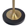 Axis Brassed Gold Floor Lamp With 4 Way Switch Double Spots With Metal Base Black,Gold Table&Floor Lamps Brass