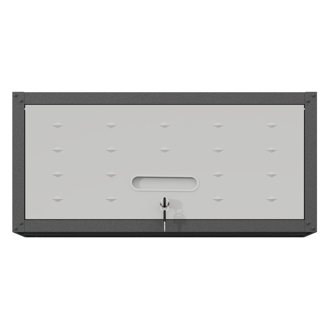 Heavy Duty Metal Wall Mounted Tool Storage Cabinet Steel Metal Garage Storage Cabinet For Garage Workshop Assembly Required Black Gray Modern Metal