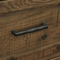 Lisque Brown 7 Drawer Dresser Brown Solid Wood