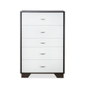 Eloy White & Espresso Finish Chest Espresso,White Mdf