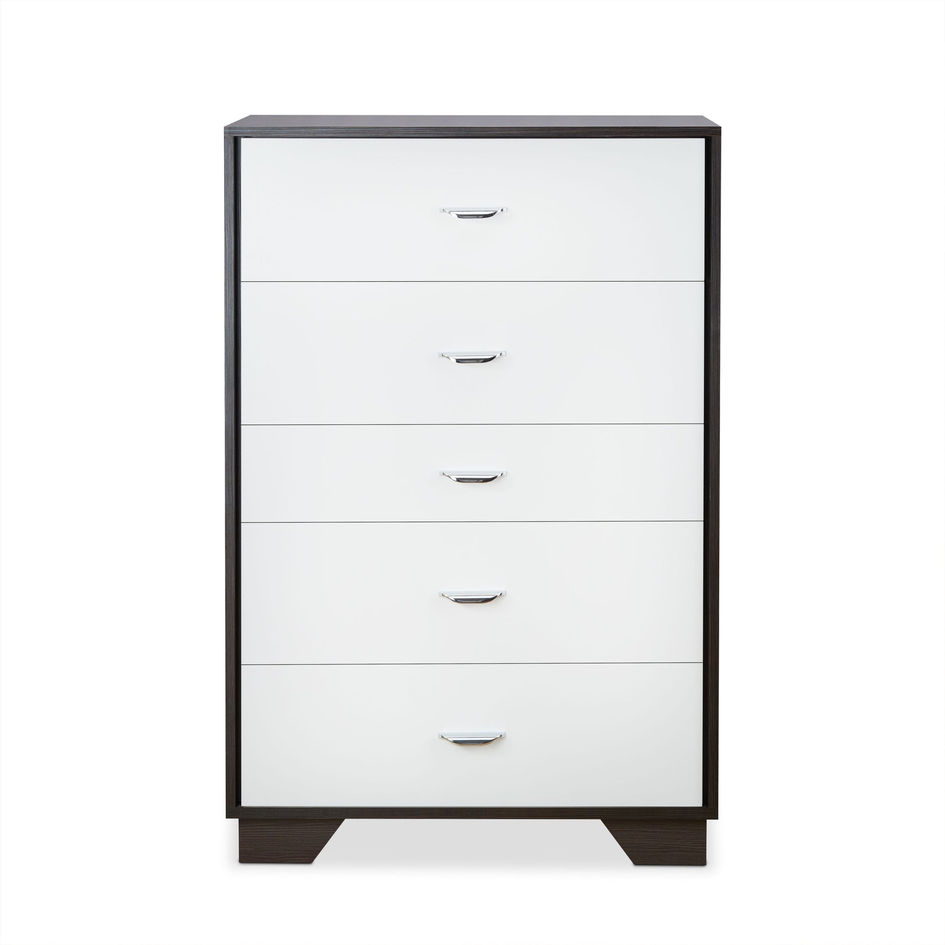 Eloy White & Espresso Finish Chest Espresso,White Mdf