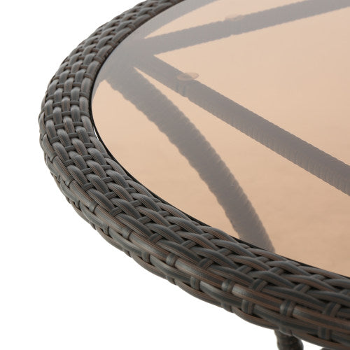 Outdoor Resin Table, Old Version 56225.00Tblbrn Brown Resin