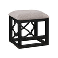 Desks And Stool Set 3Pc Black Finish Rolling Desk With Casters, 2 Charging Ports Home Office Furniture Black Primary Living Space Contemporary Desk Rectangular Wood
