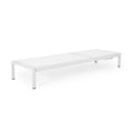 Cape Coral Kd Chaise Lounge Gry Mp2 Set Of 2 White Wood