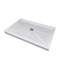 Glasstone Shower Base Smc Solid White Finish 4832 White Bathroom Stainless Steel